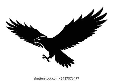 A beautiful eagle  Portrait  vector illustration artwork 