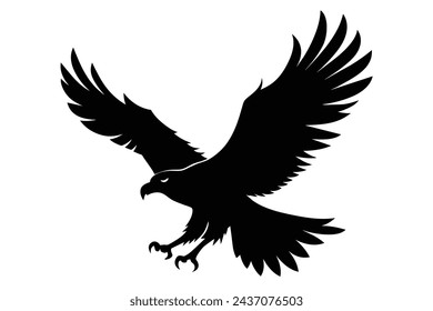 A beautiful eagle  Portrait  vector illustration artwork 