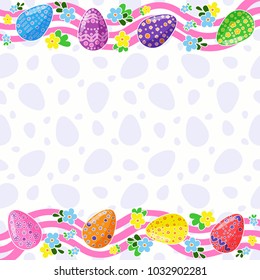 Beautiful easter background with space for text.