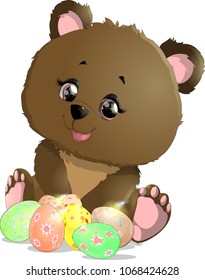 beautiful Easter bear