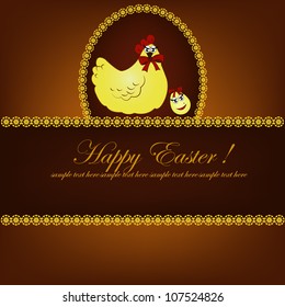 Beautiful easter card