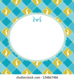 Beautiful easter card. Vector background.
