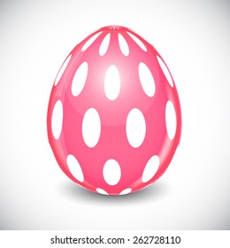 Beautiful Easter Egg Background Vector Illustration EPS10