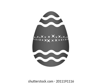 Beautiful Easter egg idea for decorative egg craft logo