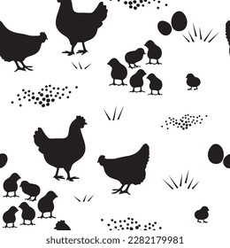 Beautiful Easter pattern. Fully editable vector.