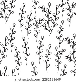 Beautiful Easter pattern. Fully editable vector.