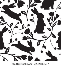 Beautiful Easter pattern. Fully editable vector.