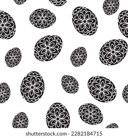 Beautiful Easter pattern. Fully editable vector.