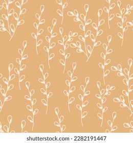 Beautiful Easter pattern. Fully editable vector.