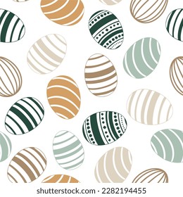 Beautiful Easter pattern. Fully editable vector.