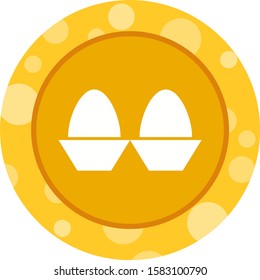 Beautiful Eggs Glyph Vector Icon
