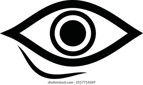 Hermoso Vector de iconos de ojos egipcios