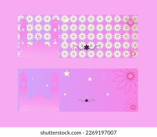 Beautiful Eid Mubarak Background design. Holiday dan Greeting.