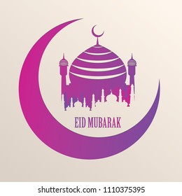 Beautiful Eid Mubarak Design