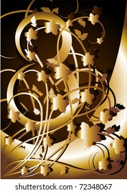 Beautiful eight on the bulk background