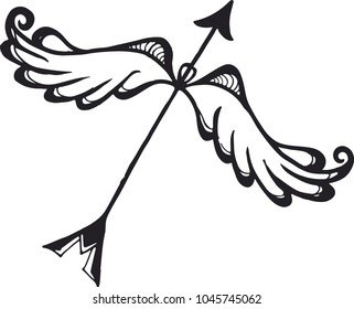 Beautiful and elegant archer vector design. vector silhoutte of centaur.