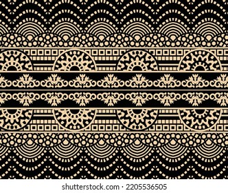 beautiful and elegant border design, motifs, and paisleys vintage Design stock illustration new traditional border designs for textile prints New border design with narrow border design art seamless.