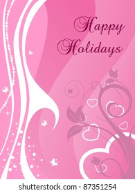 beautiful elegant design vector for happy holidays