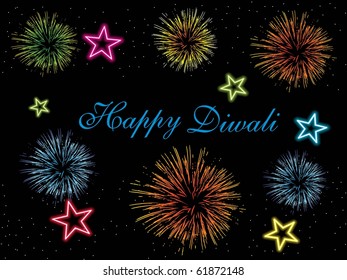 beautiful elegant diwali background, illustration