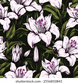 Beautiful and elegant floral pattern illustrations, for your decoraation and surface print needs.

