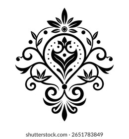 A beautiful and elegant floral vector design featuring delicate flowers and leaves. Perfect for invitations, branding, home decor, and creative digital projects.
