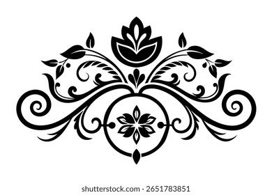 A beautiful and elegant floral vector design featuring delicate flowers and leaves. Perfect for invitations, branding, home decor, and creative digital projects.