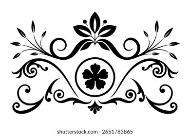 A beautiful and elegant floral vector design featuring delicate flowers and leaves. Perfect for invitations, branding, home decor, and creative digital projects.
