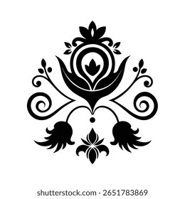 A beautiful and elegant floral vector design featuring delicate flowers and leaves. Perfect for invitations, branding, home decor, and creative digital projects.