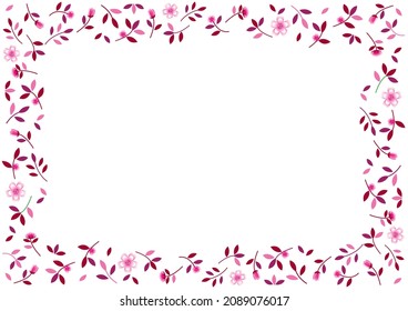 Beautiful And Elegant Flowers Border