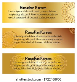 Schöne und elegante islamische Vektorgrafik mit Ziermuster. Ramadan-Konzept.