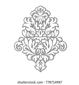 Beautiful elegant pattern with ornament and place for text. Vector illustration. EPS 10.