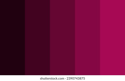 Beautiful and Elegant Raspberry Color Palette Vector Illustration