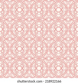 beautiful elegant seamless pink and beige pattern. vector illustration