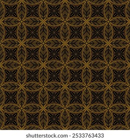 Beautiful and elegant vector traditional Javanese ethnic batik pattern template.