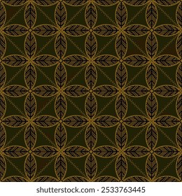 Schöne und elegante Vektor traditionelle javanische ethnische Batik Muster Vorlage.