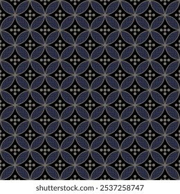 Beautiful and elegant vector traditional Javanese ethnic batik pattern template.