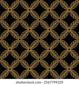 Beautiful and elegant vector traditional Javanese ethnic batik pattern template.