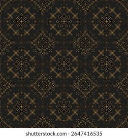 Schöne und elegante Vektor traditionelle javanische ethnische Batik Muster Vorlage.