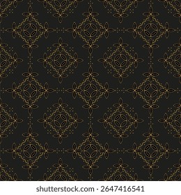 Beautiful and elegant vector traditional Javanese ethnic batik pattern template.