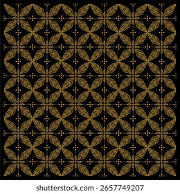 Beautiful and elegant vector traditional Javanese ethnic batik pattern template.
