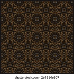 Modelo de padrão de batik étnico tradicional vetor bonito e elegante javanês.