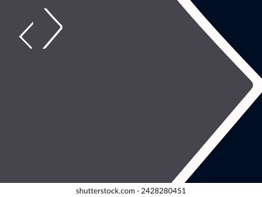 Beautiful and elegant white arrow on black and gray background and space for text