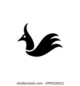 vector de aves aladas hermosas y elegantes