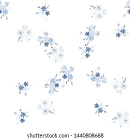 Beautiful elementary usual natural flower, great design for any purposes. Seamless pattern floristic.