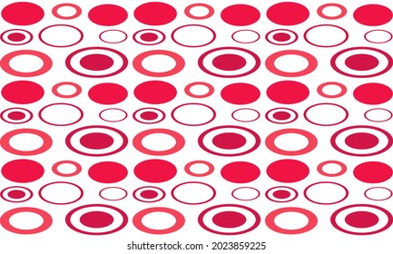 Beautiful Ellipse Seamless Pattern Background