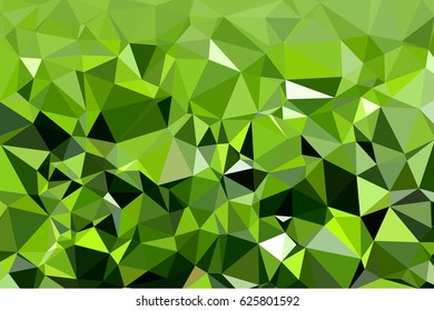Beautiful emerald green lime abstract mosaic polygonal background