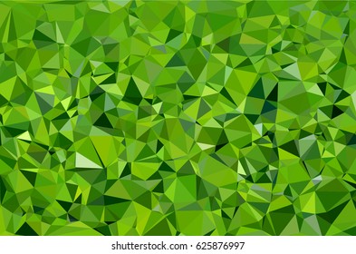 Beautiful emerald green lime abstract mosaic polygonal background