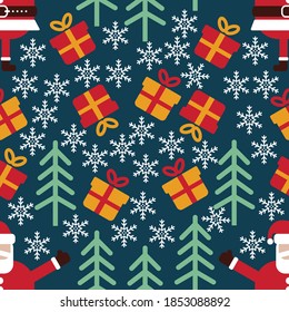 Beautiful and enchanting Christmas pattern, for all media, such as paper, t-shirt, fabric etc.