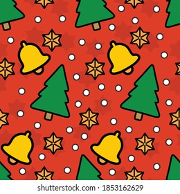 Beautiful and enchanting Christmas pattern, for all media, such as paper, t-shirt, fabric etc.