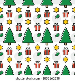 Beautiful and enchanting Christmas pattern, for all media, such as paper, t-shirt, fabric etc.